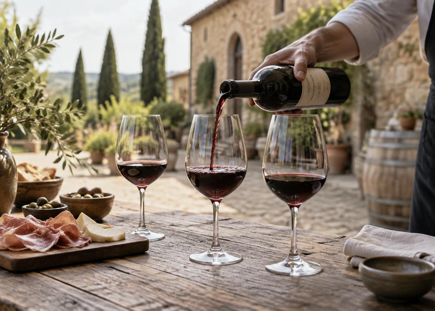 Degustazione di vino in cantina
